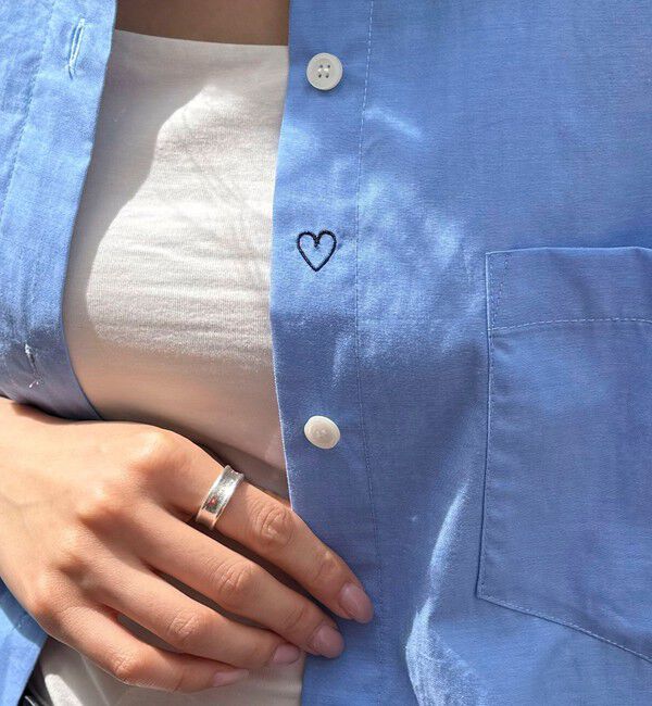 fredy emue「汗染み軽減加工COTTONオーバーシャツ」|シャツ・ブラウス|