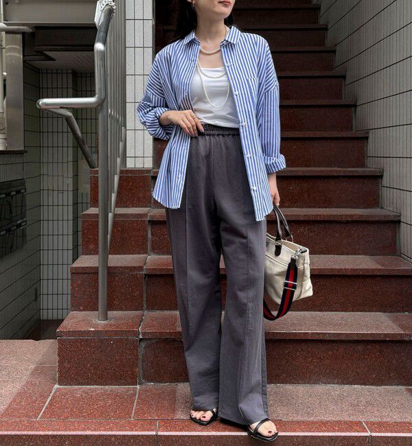 fredy emue「汗染み軽減加工COTTONオーバーシャツ」|シャツ・ブラウス|