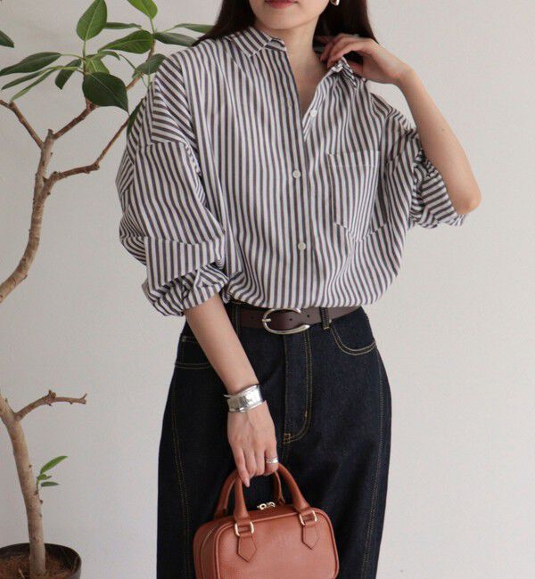 fredy emue「汗染み軽減加工COTTONオーバーシャツ」|シャツ・ブラウス|