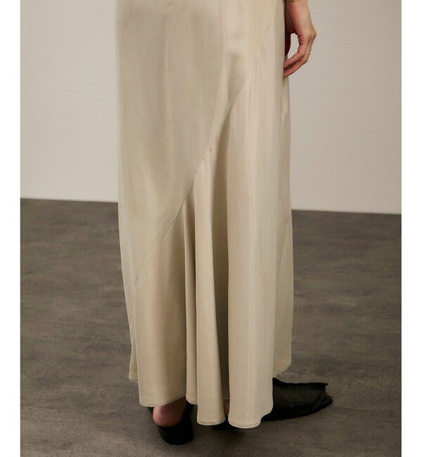 SALON adam et rope'「キュプラツイルバックフレアースカート［セットアップ対応］」|スカート|