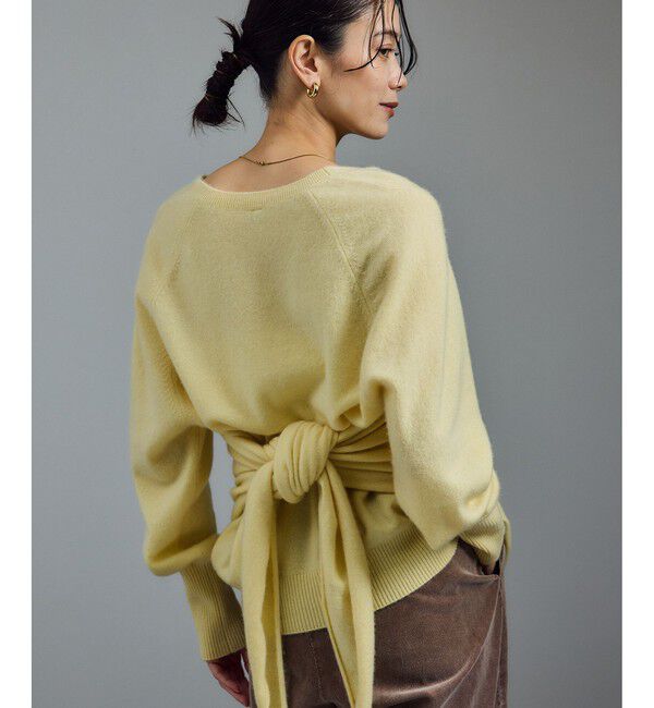 SALON adam et rope'「カシミヤVネックプルオーバー」|ニット・セーター|