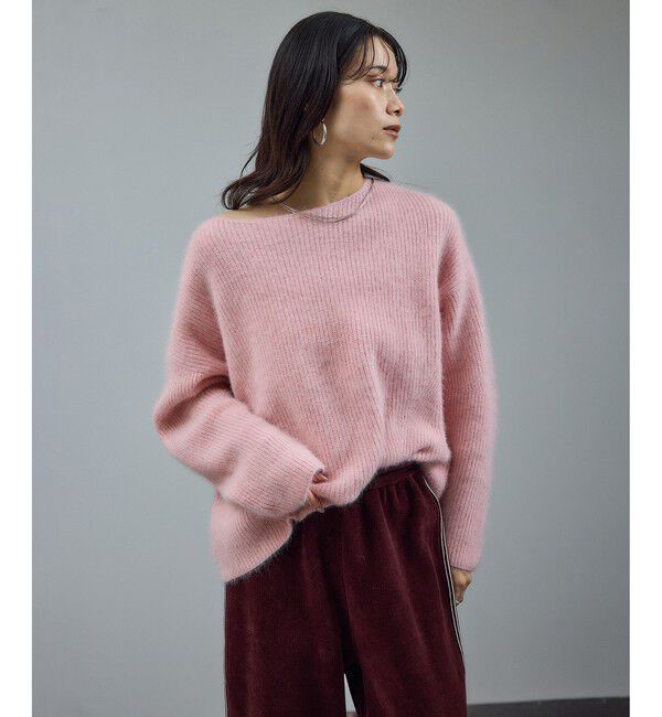 SALON adam et rope'「フォックスウールボリュームスリーブニット」|ニット・セーター|