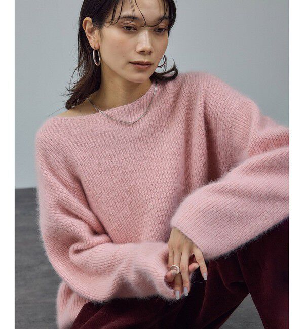 SALON adam et rope'「フォックスウールボリュームスリーブニット」|ニット・セーター|