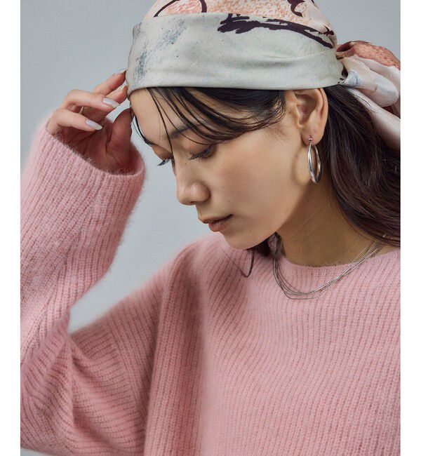 SALON adam et rope'「フォックスウールボリュームスリーブニット」|ニット・セーター|