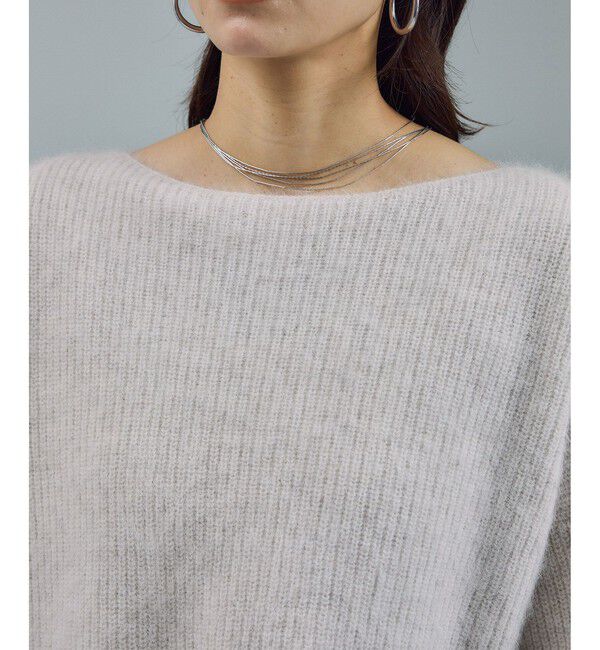 SALON adam et rope'「フォックスウールボリュームスリーブニット」|ニット・セーター|