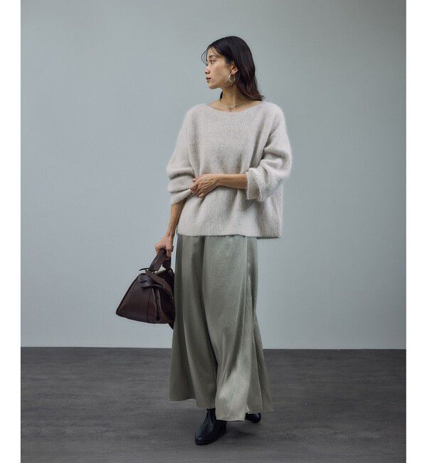 SALON adam et rope'「フォックスウールボリュームスリーブニット」|ニット・セーター|