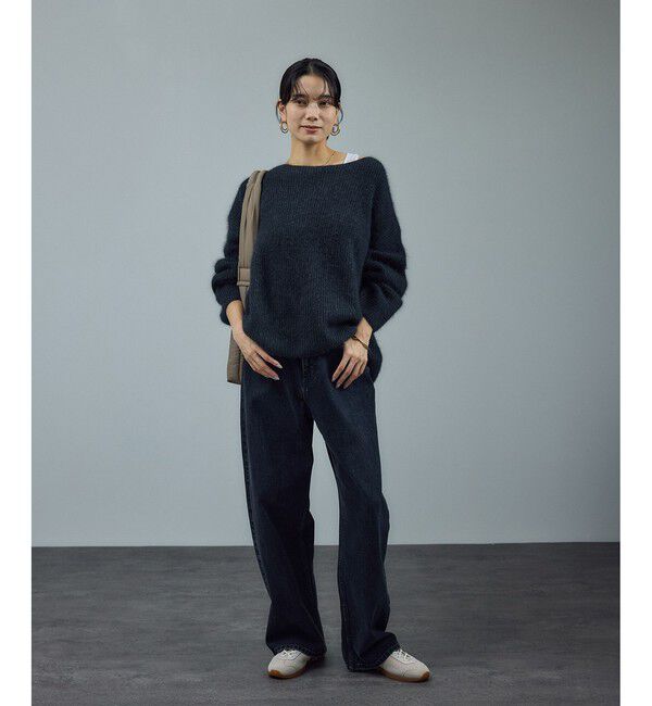 SALON adam et rope'「フォックスウールボリュームスリーブニット」|ニット・セーター|