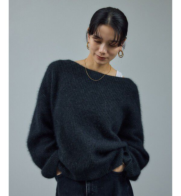 SALON adam et rope'「フォックスウールボリュームスリーブニット」|ニット・セーター|