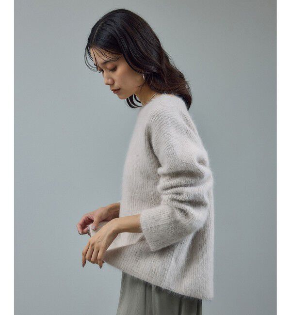 SALON adam et rope'「フォックスウールボリュームスリーブニット」|ニット・セーター|