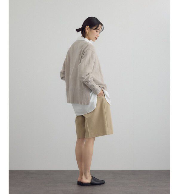 SALON adam et rope'「【WEB限定】エフォートレスハーフパンツ」|チノ|