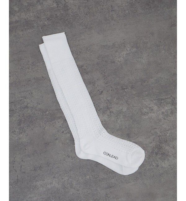 SALON adam et rope'「【CONLEAD（コンリード）】Lace Long」|ソックス|ホワイト(10)