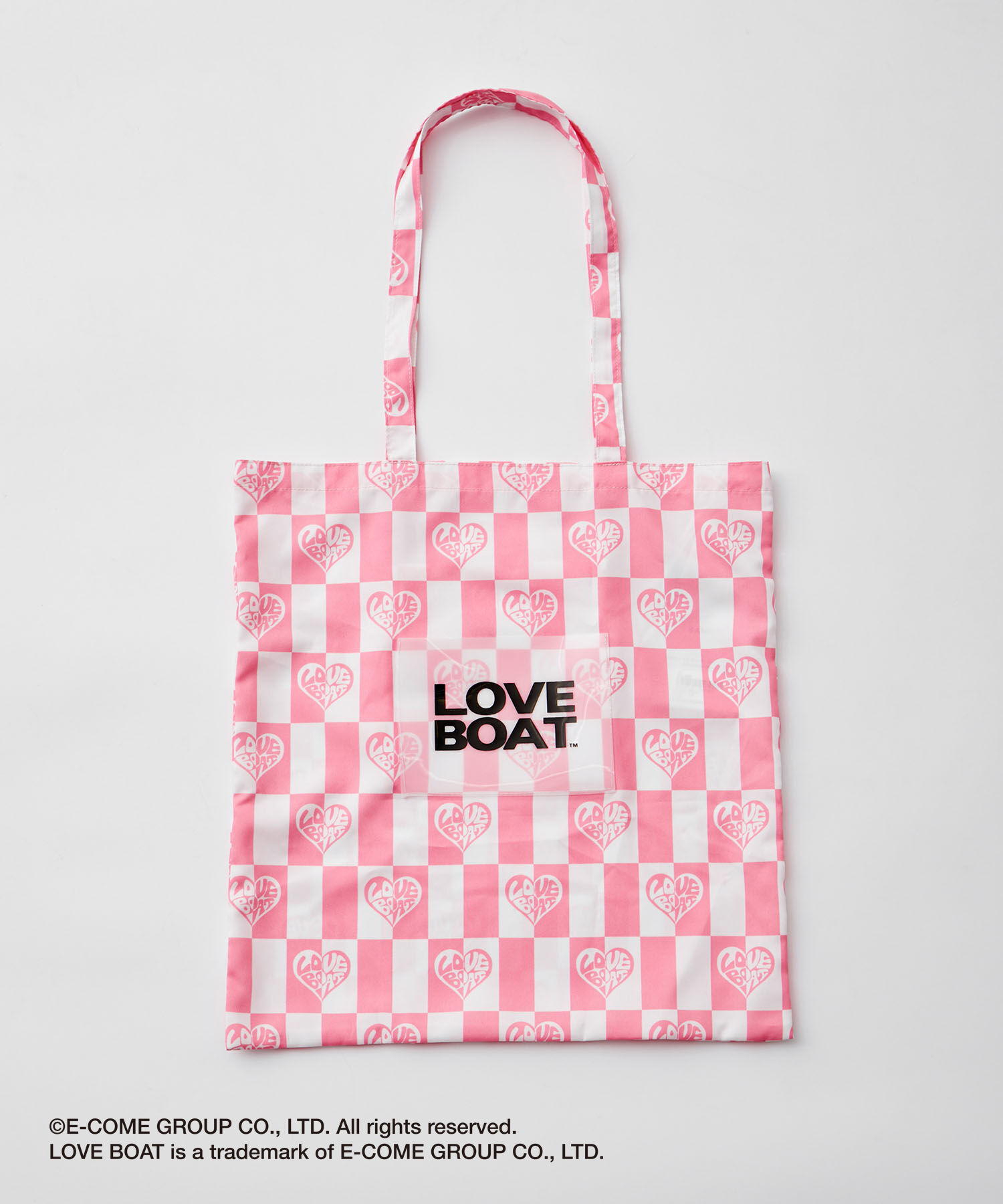 VIS「【LOVE BOAT VIS別注】ロゴトートバッグ【A4対応】」|トートバッグ|ピンク系(65)