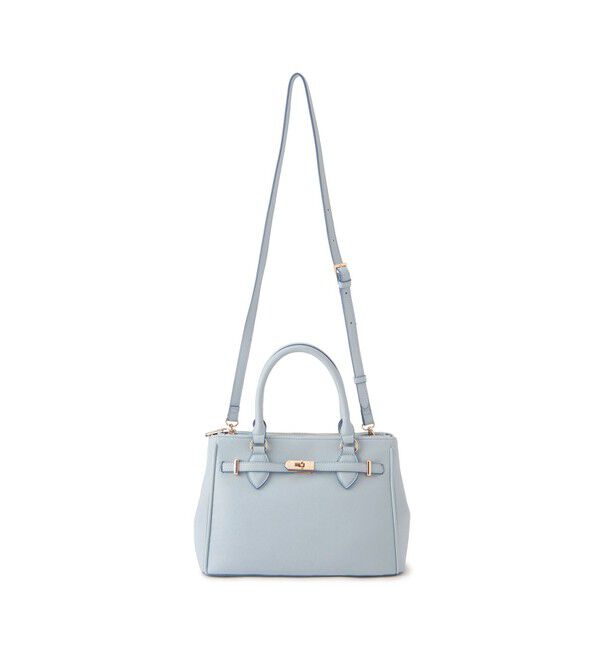 VIS「【新色追加】【2WAY】フロント金具3層トートバッグ」|ショルダー・メッセンジャー|