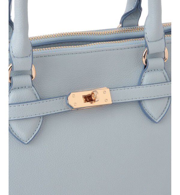 VIS「【新色追加】【2WAY】フロント金具3層トートバッグ」|ショルダー・メッセンジャー|