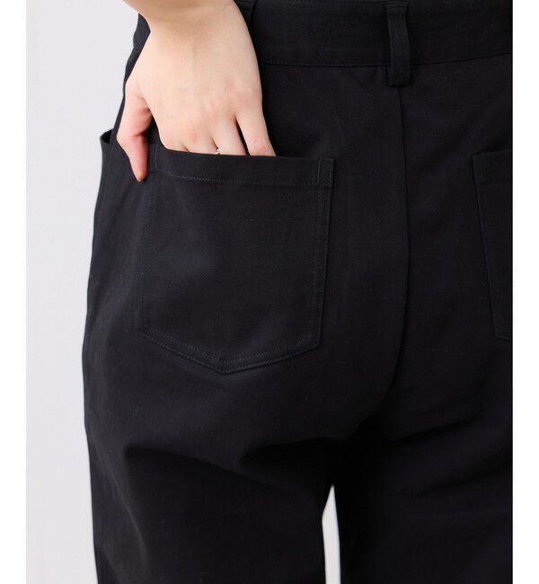 VIS「裾スリットカプリパンツ」|チノ|