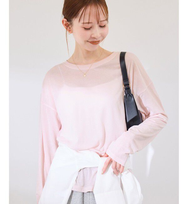 Rope&rsquo;Picnic「シアーロングTシャツ」|Tシャツ・カットソー|