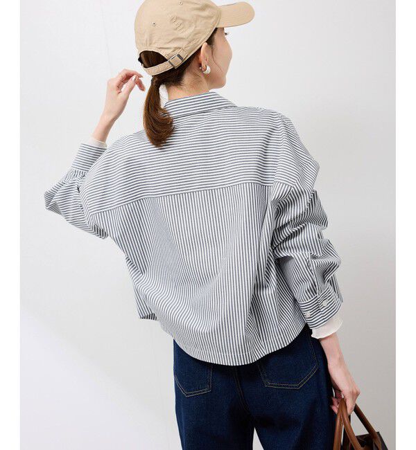 Rope&rsquo;Picnic「ベーシッククロップドシャツ/イージーケア」|シャツ・ブラウス|