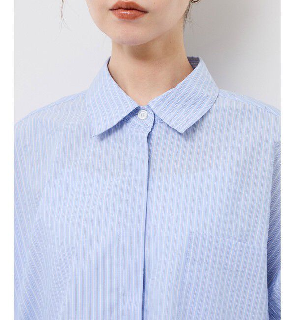 Rope&rsquo;Picnic「ベーシッククロップドシャツ/イージーケア」|シャツ・ブラウス|