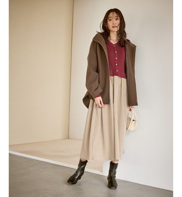 Rope&rsquo;Picnic「【新色追加】メタル釦ドッキングワンピース」|ワンピース|