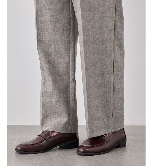 Rope&rsquo;Picnic「メランジドビーチェックパンツ/セットアップ対応・防シワ・接触冷感」|スラックス|