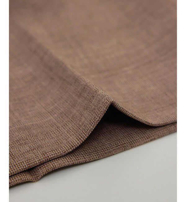 Rope&rsquo;Picnic「メランジドビーチェックパンツ/セットアップ対応・防シワ・接触冷感」|スラックス|