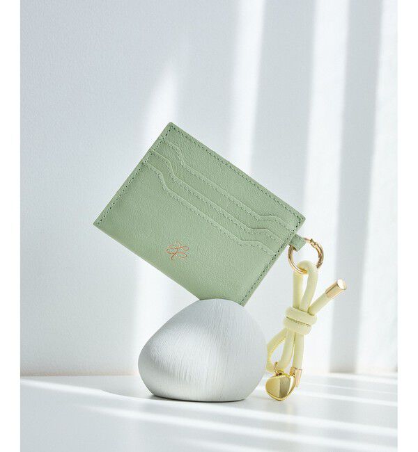 ROPE PICNIC PASSAGE「カードケースチャーム」|名刺入れ・カードケース|ライトグリン(33)