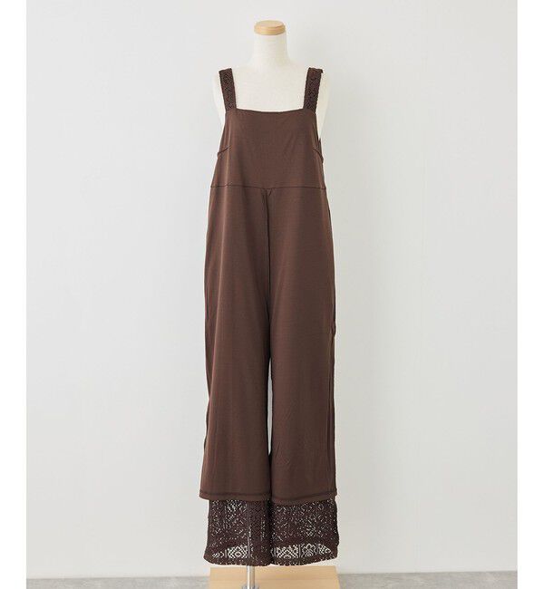 Rope&rsquo;Picnic「幾何学レースオールインワン」|オールインワン|