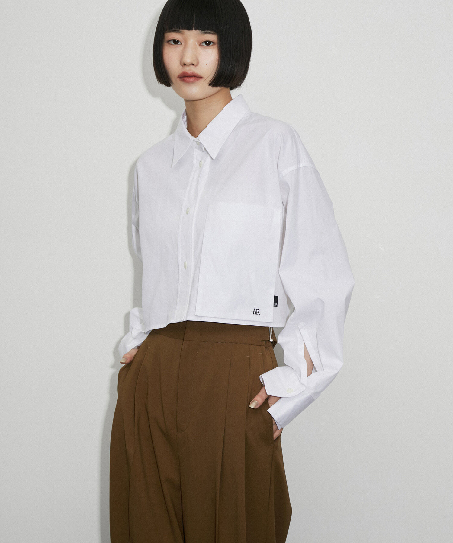 ADAM ET ROPE'「same product ショートシャツ」|シャツ・ブラウス|ホワイト(10)