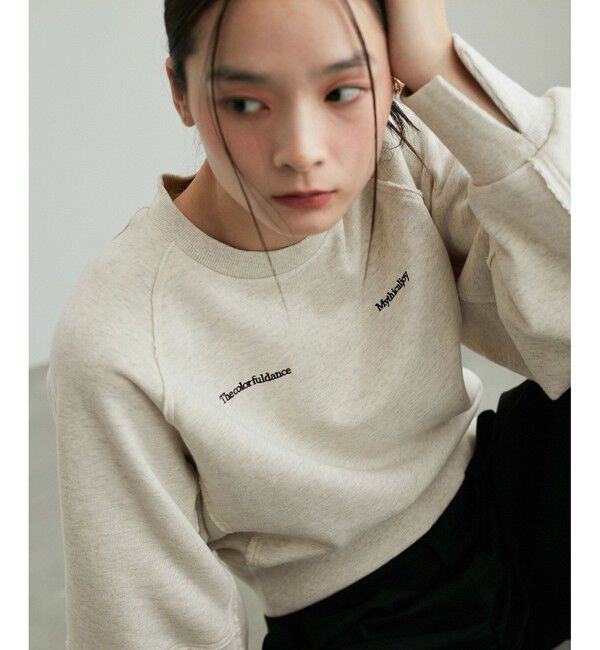 ADAM ET ROPE'「スリットリブスウェット」|スウェット・ジャージ|