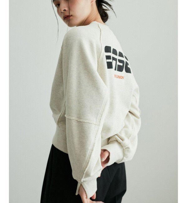 ADAM ET ROPE'「スリットリブスウェット」|スウェット・ジャージ|