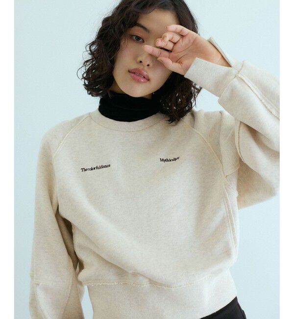 ADAM ET ROPE'「スリットリブスウェット」|スウェット・ジャージ|