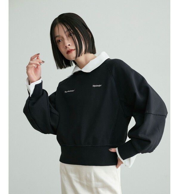 ADAM ET ROPE'「スリットリブスウェット」|スウェット・ジャージ|