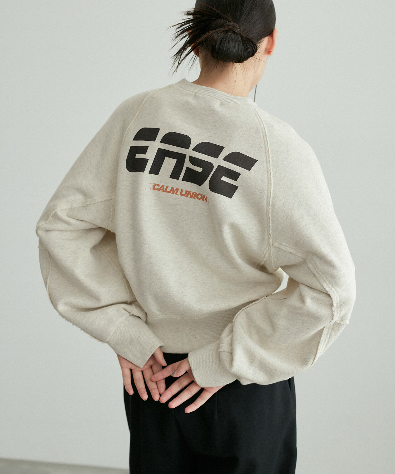 ADAM ET ROPE'「スリットリブスウェット」|スウェット・ジャージ|