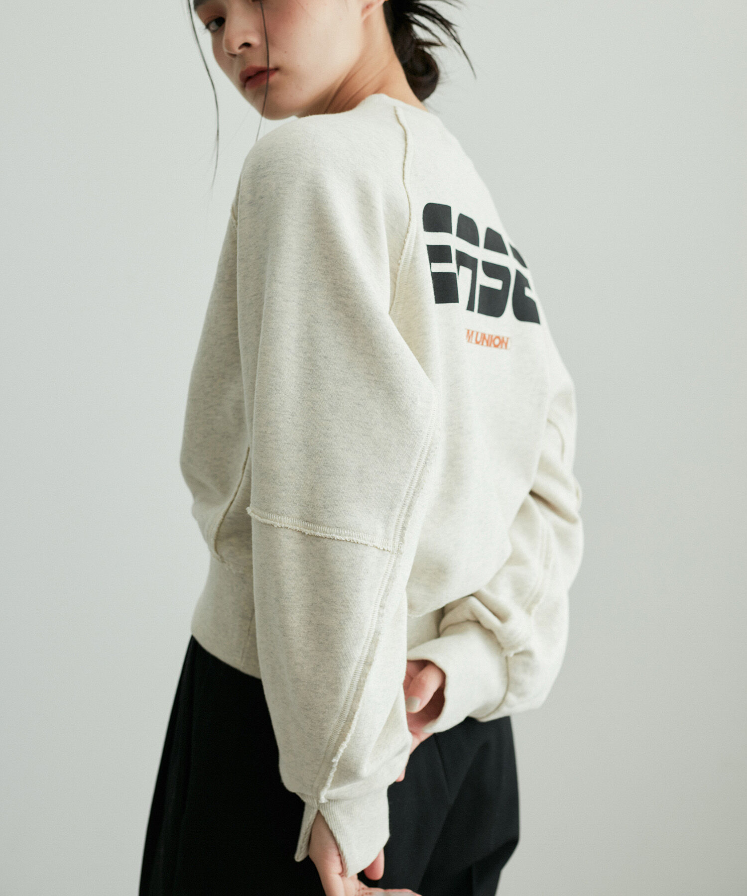 ADAM ET ROPE'「スリットリブスウェット」|スウェット・ジャージ|