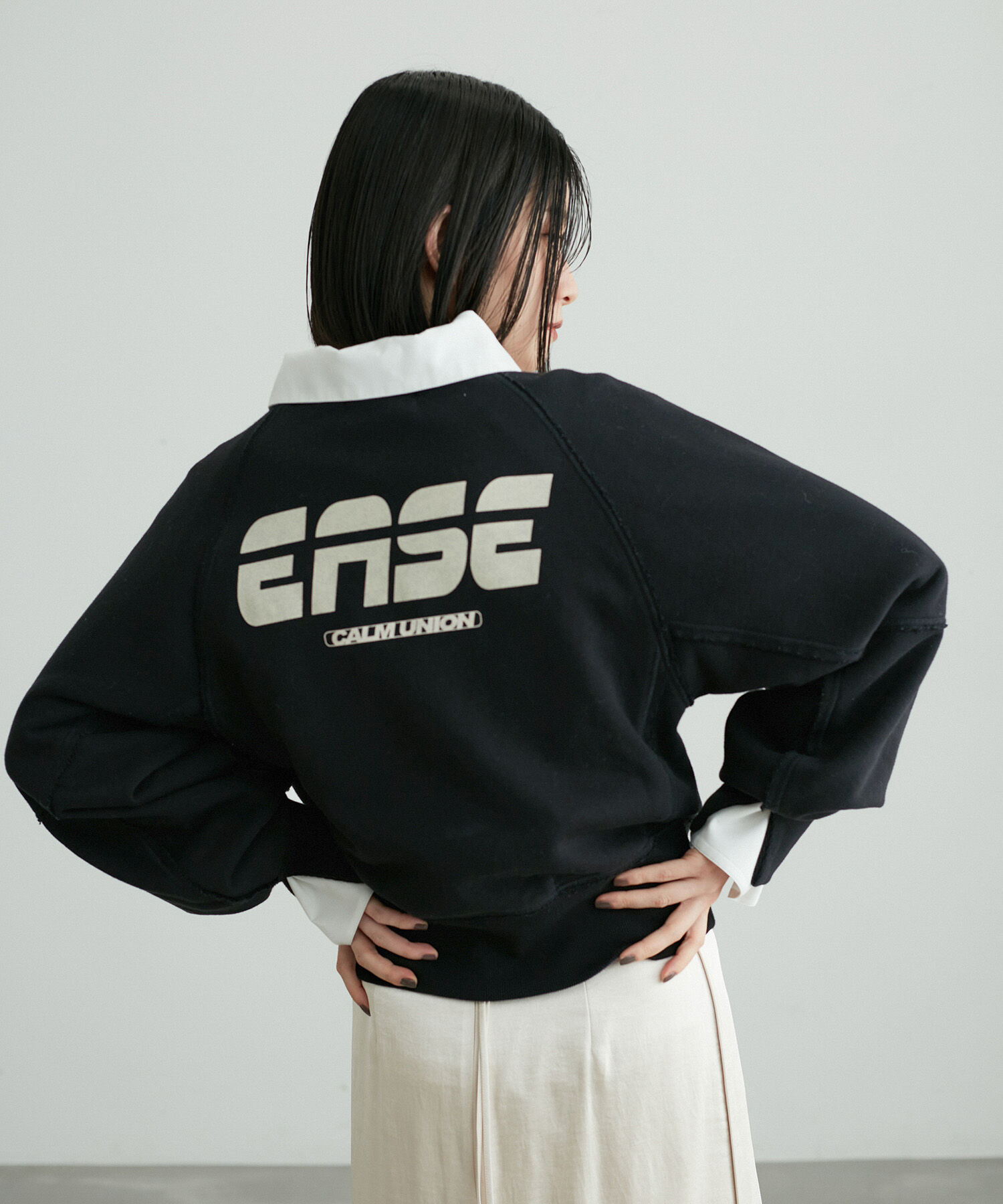 ADAM ET ROPE'「スリットリブスウェット」|スウェット・ジャージ|