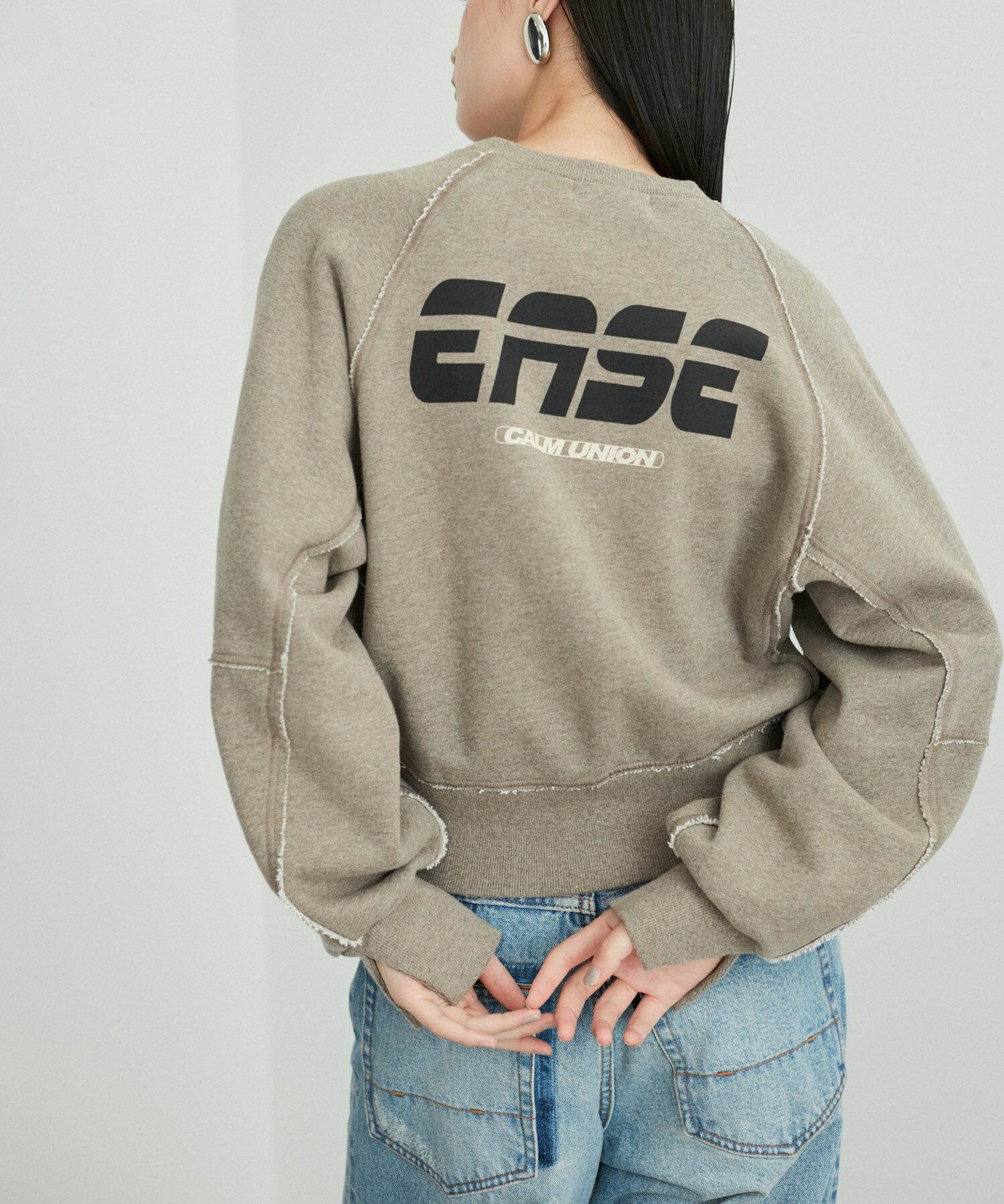 ADAM ET ROPE'「スリットリブスウェット」|スウェット・ジャージ|