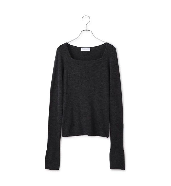 ADAM ET ROPE'「アンチピリングスクエアネックプルオーバー」|ニット・セーター|