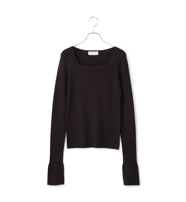 ADAM ET ROPE'「アンチピリングスクエアネックプルオーバー」|ニット・セーター|