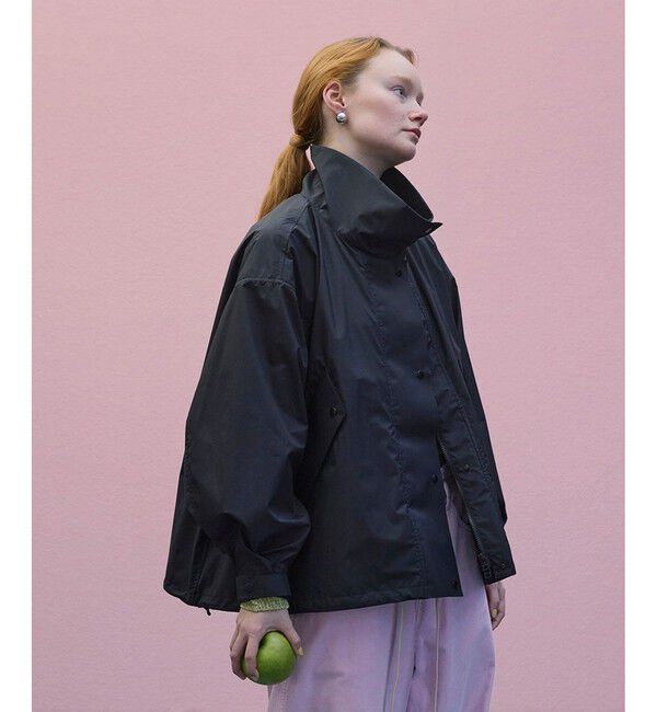 ADAM ET ROPE'「ファンクションドロストブルゾン/撥水」|その他|ブラック(01)