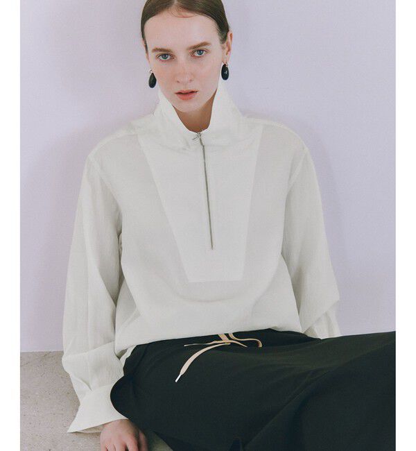 ADAM ET ROPE'「ハーフZIPシャツ」|シャツ・ブラウス|