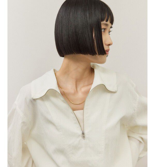 ADAM ET ROPE'「ハーフZIPシャツ」|シャツ・ブラウス|