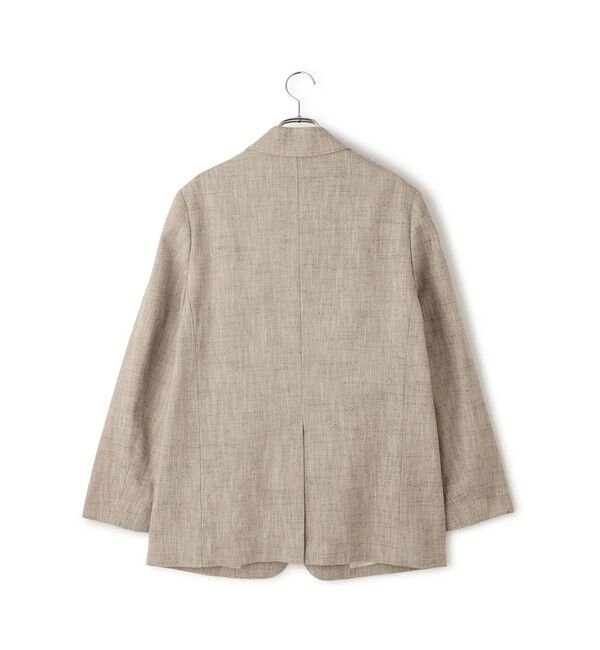ADAM ET ROPE'「【EMOELLE】シルクネップシングルジャケット」|テーラードジャケット|