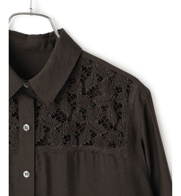 ADAM ET ROPE'「レイヤードシアーシャツ」|シャツ・ブラウス|