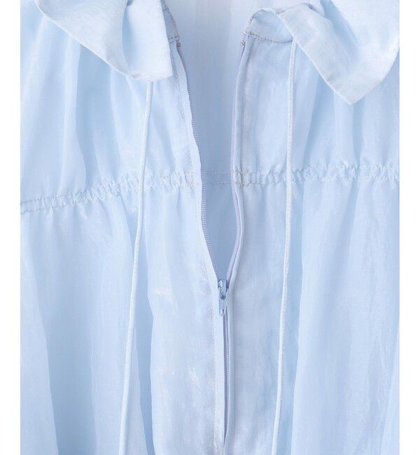 ADAM ET ROPE'「【WEB限定】ドロストネックギャザーブルゾン」|シャツ・ブラウス|