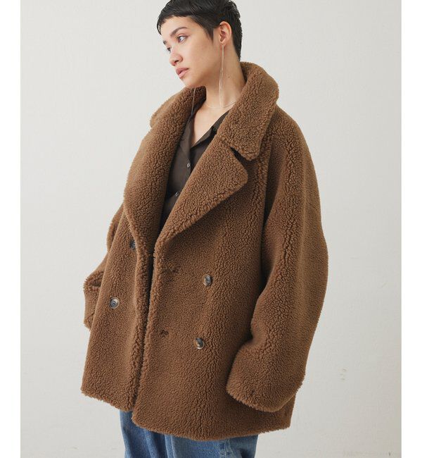 THE PAUSE「【THE PAUSE】ボアダブルコート」|その他|