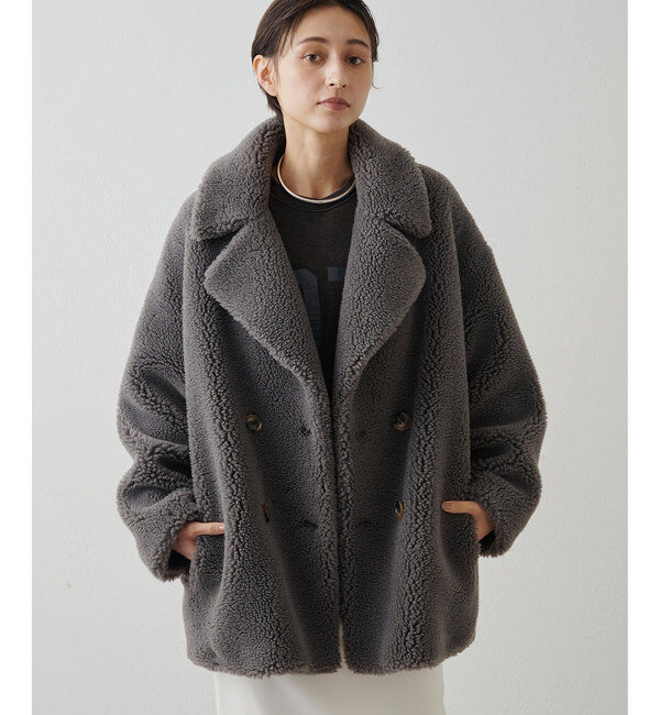 THE PAUSE「【THE PAUSE】ボアダブルコート」|その他|