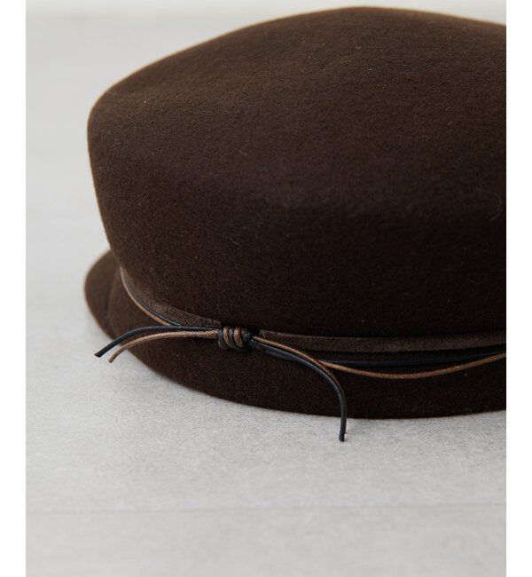  「【CATARZI】WOOLキャスケット」|ハット|