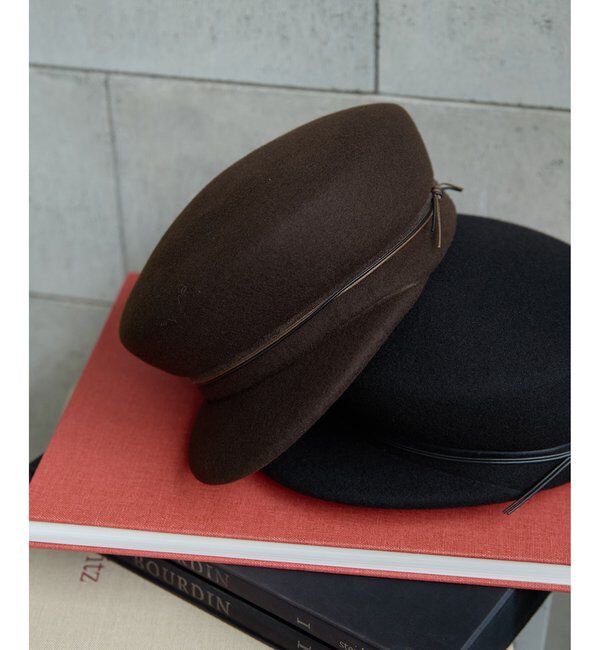  「【CATARZI】WOOLキャスケット」|ハット|