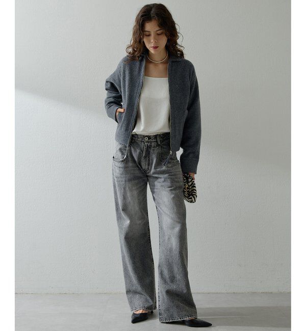  「ニットブルゾン」|ブルゾン・スタジャン|