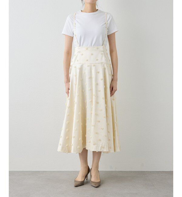  「ボンボンジャガードスカート」|スカート|